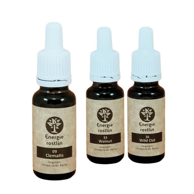 Bachovy esence Clematis rak 3ks esenci Energie rostlin