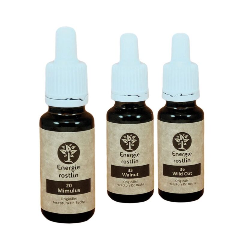 Bachovy esence Mimulus kozoroh 3ks esenci Energie rostlin