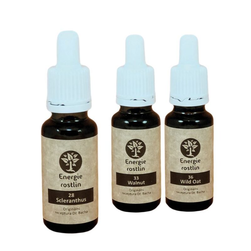 Váhy – kombinace 3 Bachových esencí (20 ml) – Bachovy kapky