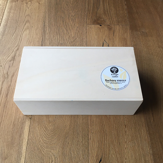 Bachovy esence dreveny box Energie rostlin